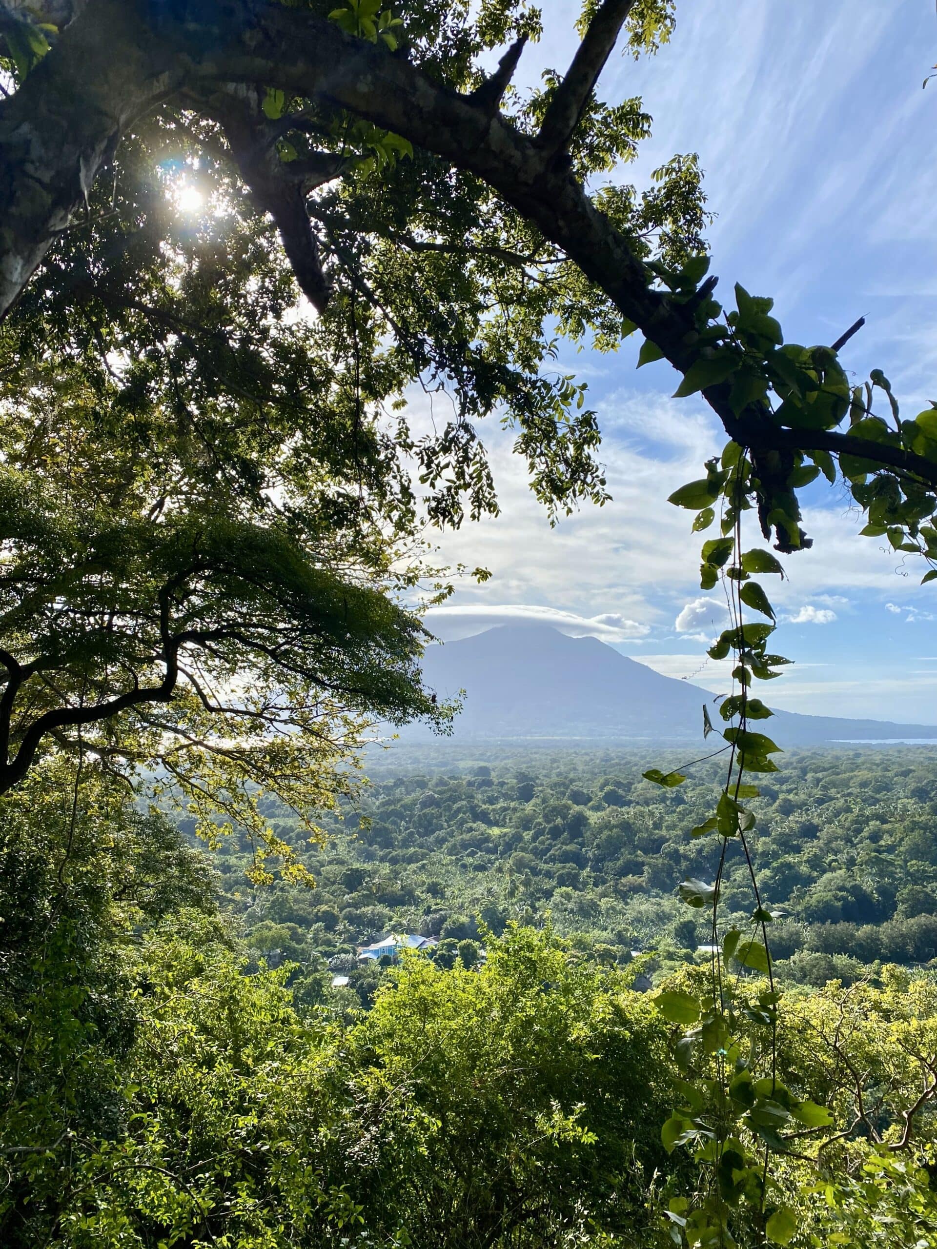 View on Maderas from Little Concepcion Ometepe Unique View on Maderas Volcano from Little Concepcion Hiking Trail in Ometepe