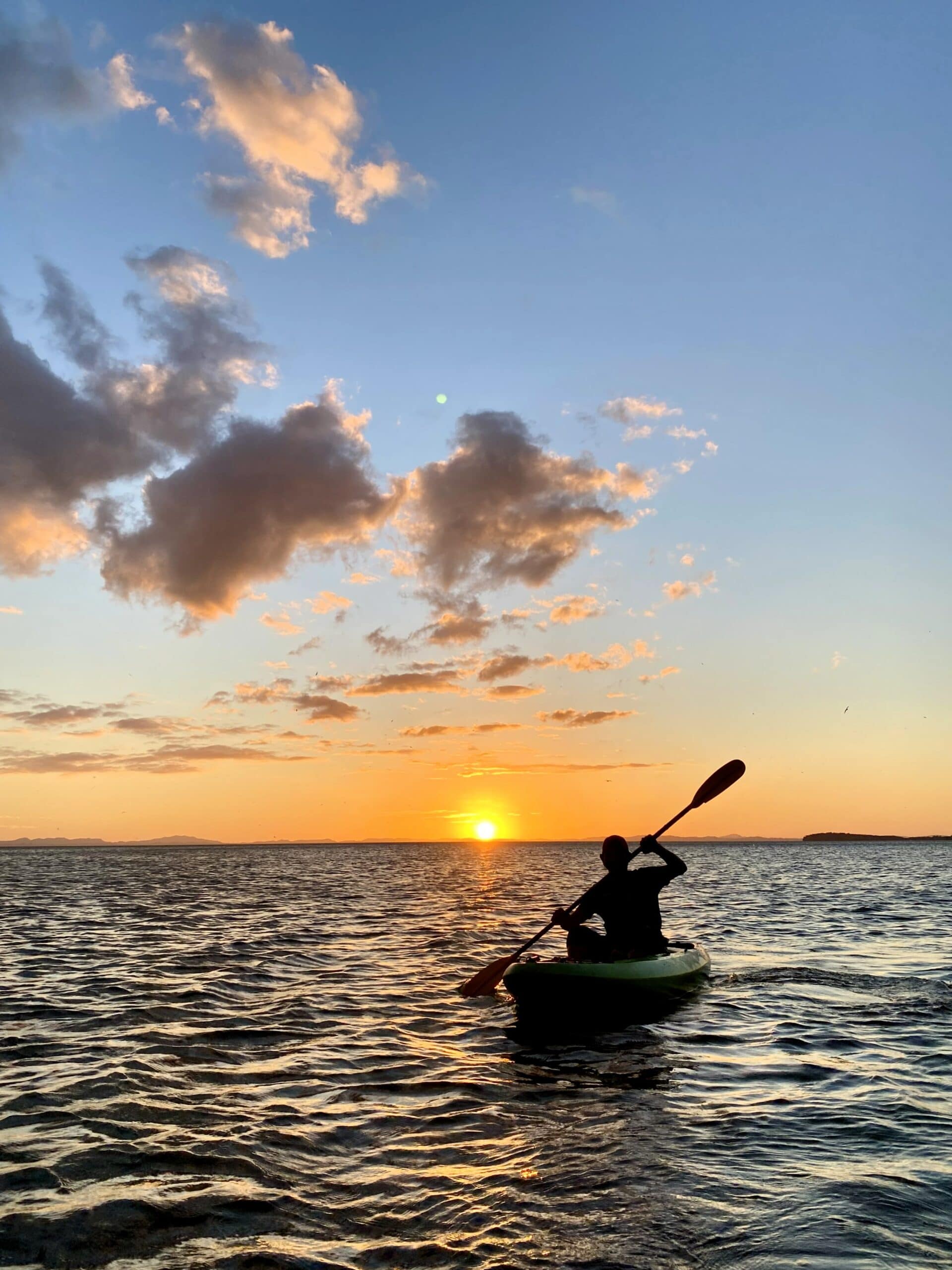 Kayaking on Lake Nicaragua and Rio Istiam while watching the sunset
